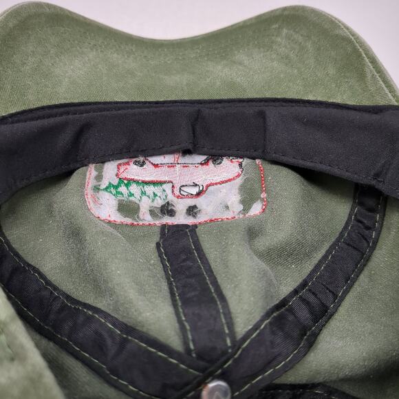 Truck With Christmas Tree Slideback Baseball Cap Green One Size David And Young - Picture 8 of 10